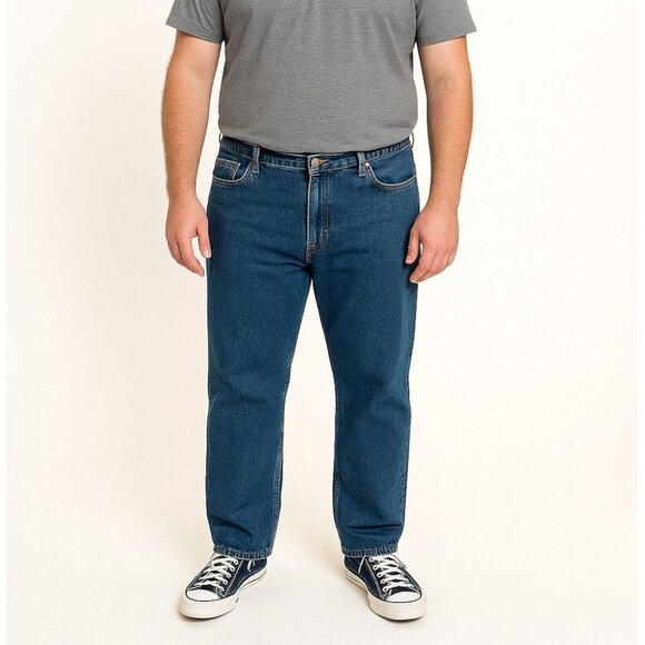 Levis Men 550 Relaxed Taper Jean Med Wash 100% Cotton Denim Size W40 L30 - Picture 1 of 14